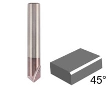 Фрезы 90° (фаска 45°)