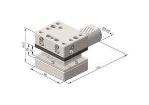 Резцедержатель комбинированный D1-40х25х72