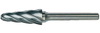 Борфреза твердосплавная L1228М06 (спиральная насечка, 12х28х6х80, Cnic)