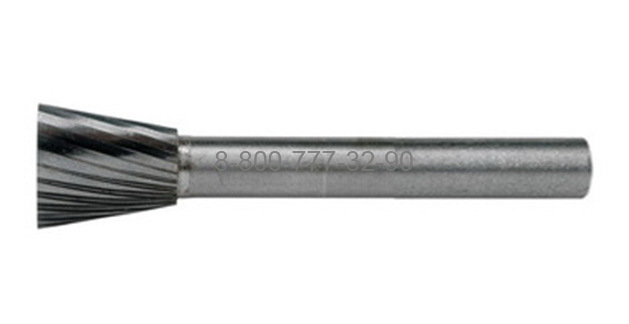 Борфреза твердосплавная N0810М06 (спиральная насечка, 8х10х6х65, Cnic) Борфреза твердосплавная N0810М06 (спиральная насечка, 8х10х6х65, Cnic)