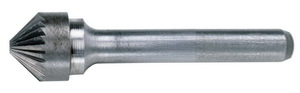 Борфреза твердосплавная К0603М06 (спиральная насечка, 6х3х6х65, 90°, Cnic)