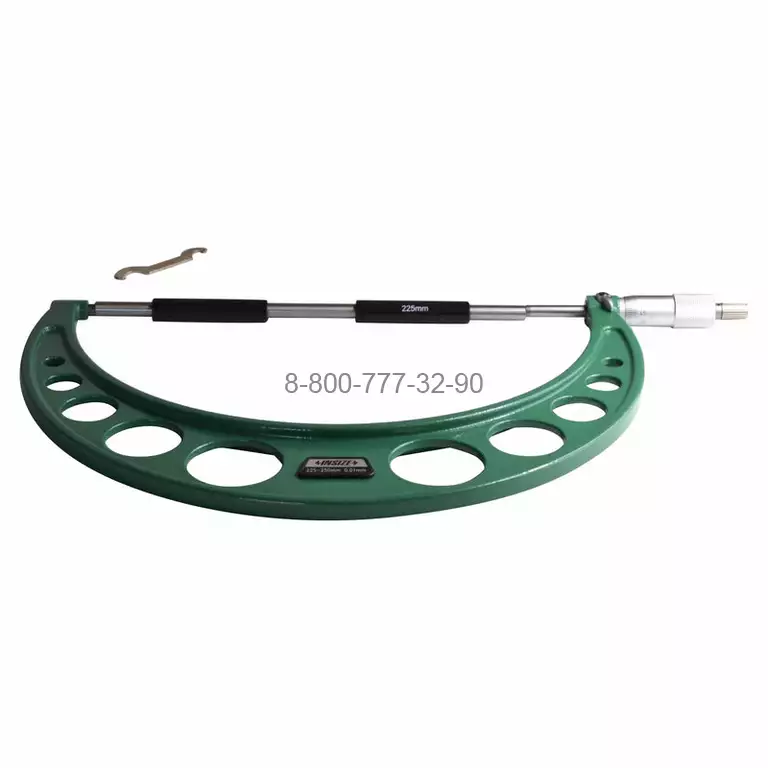 3203-250A Микрометр МК 225-250 мм, 0.01 мм Тип Б 3203-250A Микрометр МК 225-250 мм, 0.01 мм Тип Б