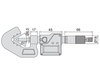 3590-153A Микрометр цифровой призматический 1-15 мм, 0.001 мм, IP65