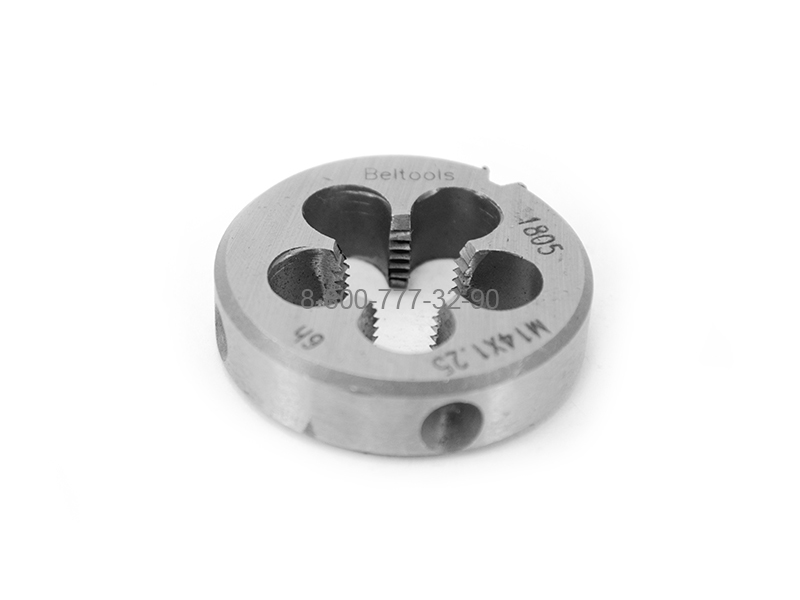 Плашка М14х1,25 (6h, D=38 мм, Beltools) Плашка М14х1,25 (6h, D=38 мм, Beltools)