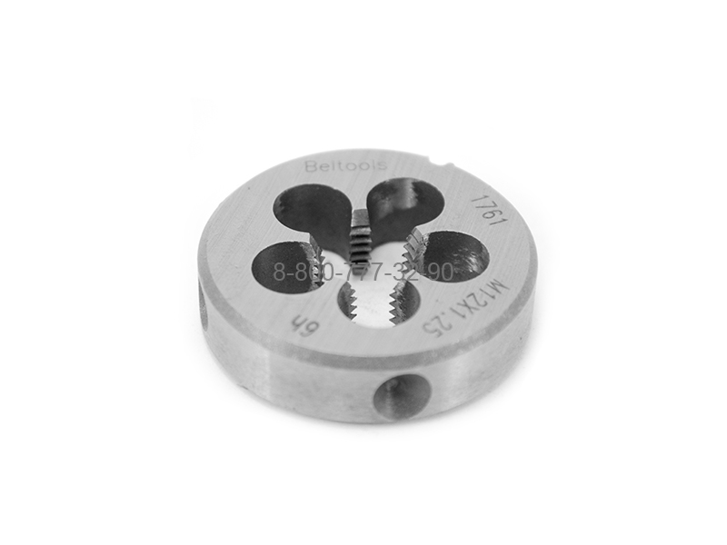 Плашка М12х1,25 (6h, D=38 мм, Beltools) Плашка М12х1,25 (6h, D=38 мм, Beltools)