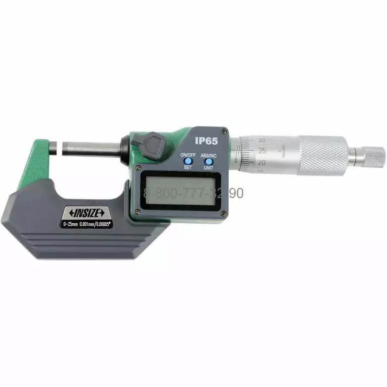 3108-25A Микрометр цифровой 0-25 мм, 0.001 мм, IP65 3108-25A Микрометр цифровой 0-25 мм, 0.001 мм, IP65