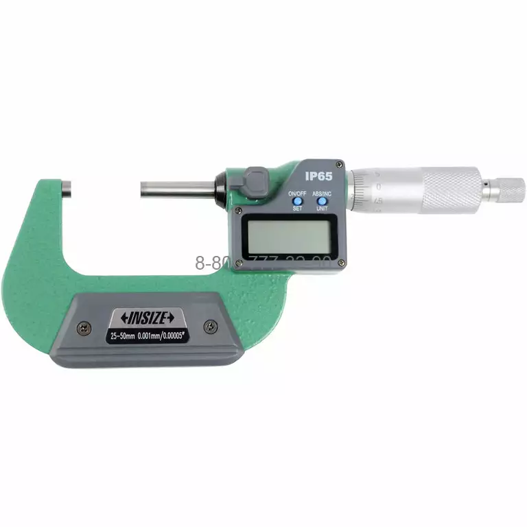 3108-50A Микрометр цифровой 25-50 мм, 0.001 мм, IP65 3108-50A Микрометр цифровой 25-50 мм, 0.001 мм, IP65