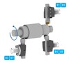 B8-30x20x40 держатель инструмента VDI радиальный перевернутый левый удлиненный