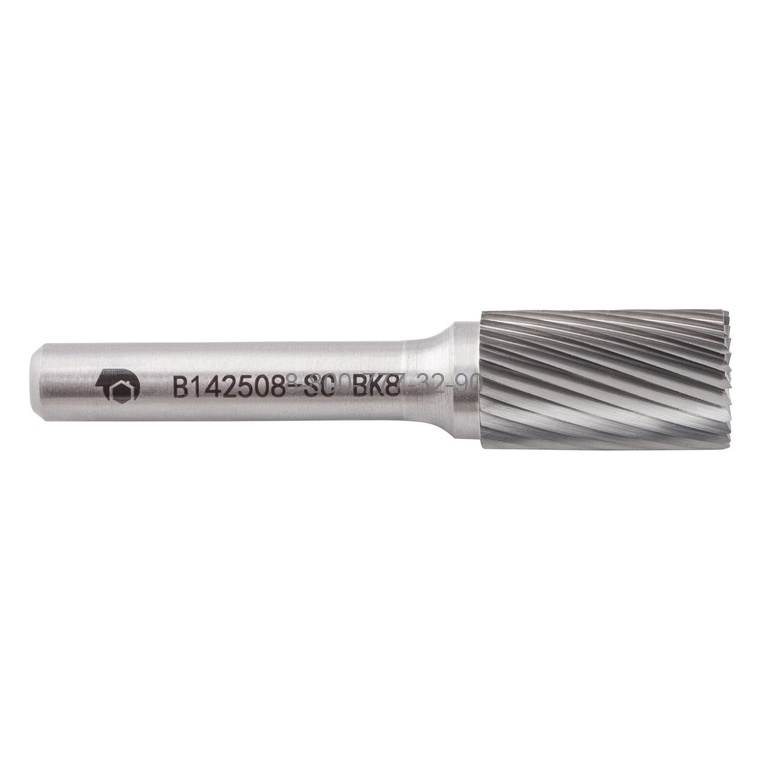 Борфреза твердосплавная B142508-SC (спиральная насечка, 14х25х8х70, SDW Tools)
