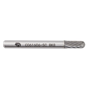 Борфреза твердосплавная C061606-SC (спиральная насечка, 6х16х6х61, SDW Tools)