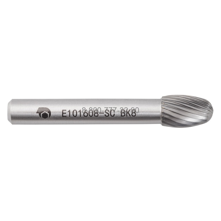 Борфреза твердосплавная E101608-SC (спиральная насечка, 10х16х8х63, SDW Tools) Борфреза твердосплавная E101608-SC (спиральная насечка, 10х16х8х63, SDW Tools)