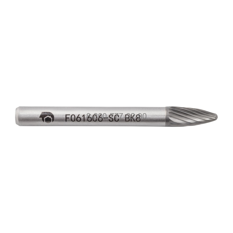 Борфреза твердосплавная F061606-SC (спиральная насечка, 6х16х6х61, SDW Tools) Борфреза твердосплавная F061606-SC (спиральная насечка, 6х16х6х61, SDW Tools)