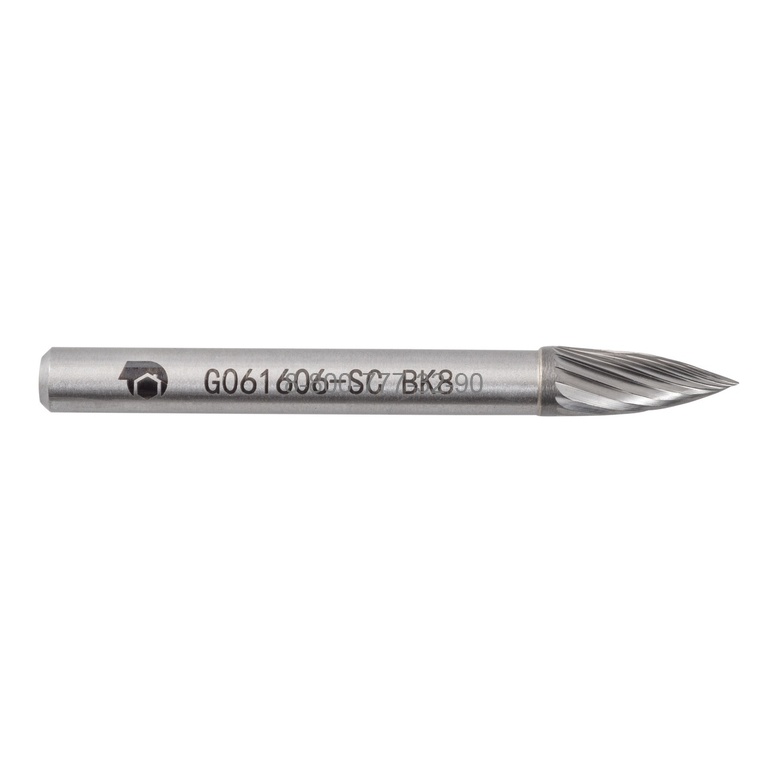 Борфреза твердосплавная G061606-SC (спиральная насечка, 6х16х6х61, SDW Tools) Борфреза твердосплавная G061606-SC (спиральная насечка, 6х16х6х61, SDW Tools)