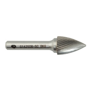 Борфреза твердосплавная G162508-SC (спиральная насечка, 16х25х8х70, SDW Tools)