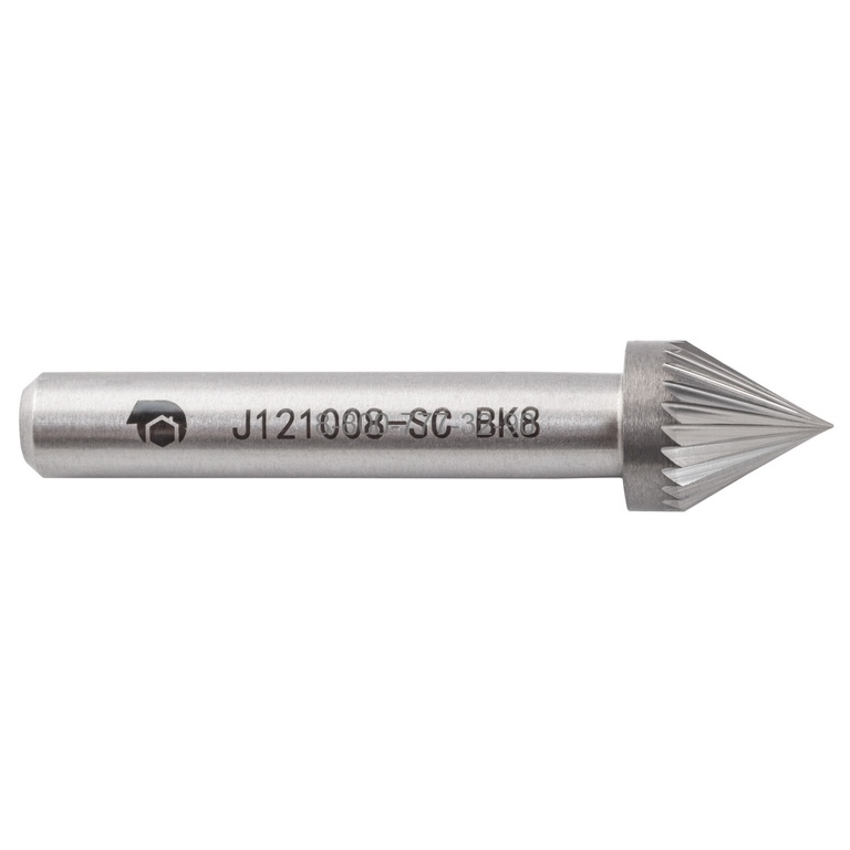 Борфреза твердосплавная J121008-SC (спиральная насечка, 12х10х8х60, SDW Tools)