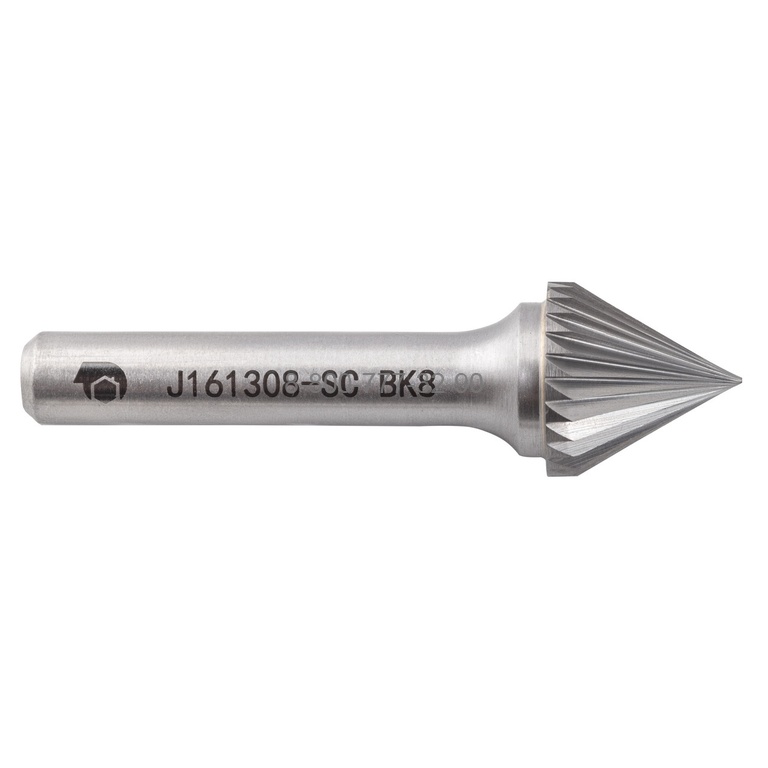 Борфреза твердосплавная J161308-SC (спиральная насечка, 16х13х8х61, SDW Tools)