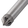 Борфреза твердосплавная K060306-SC (спиральная насечка, 6х3х6х52, SDW Tools)