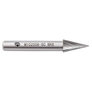 Борфреза твердосплавная M102008-SC (спиральная насечка, 10х20х8х67, SDW Tools)