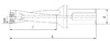 Сверло корпусное C20-2D15-33SP05 "ACCKee"