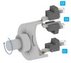 C1-30x20x70 держатель инструмента VDI аксиальный, правый