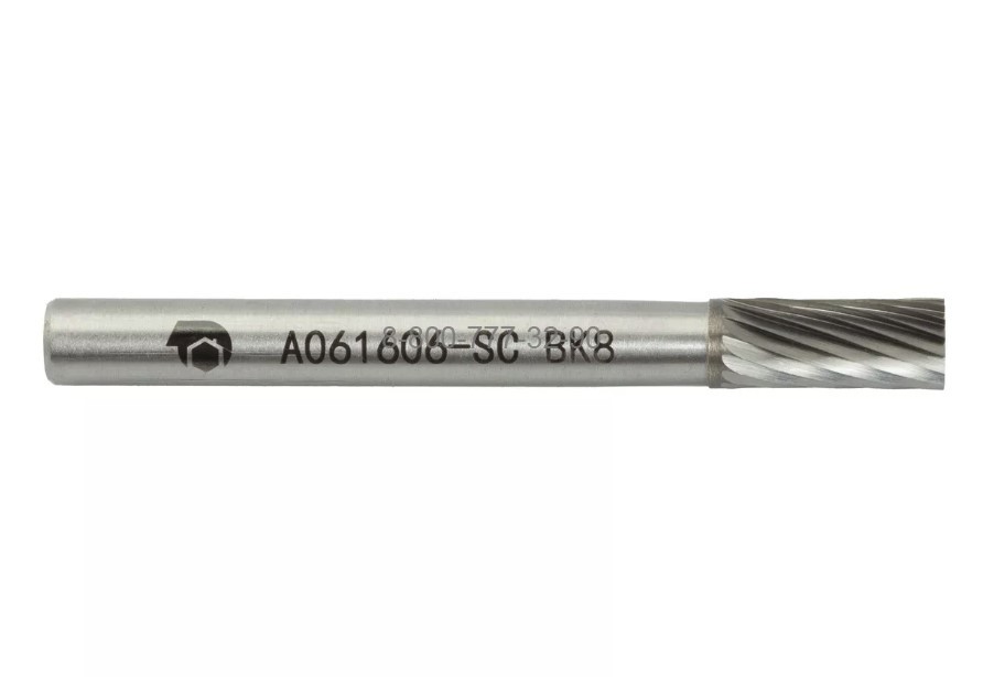 Борфреза твердосплавная A061606-SC (спиральная насечка, 6х16х6х61, SDW Tools) Борфреза твердосплавная A061606-SC (спиральная насечка, 6х16х6х61, SDW Tools)