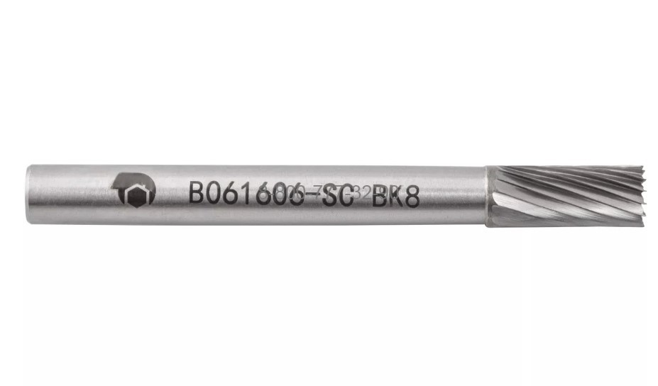 Борфреза твердосплавная B061606-SC (спиральная насечка, 6х16х6х61, SDW Tools) Борфреза твердосплавная B061606-SC (спиральная насечка, 6х16х6х61, SDW Tools)