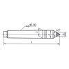 Центр упорный с твердосплавной вставкой DE5 - КМ5