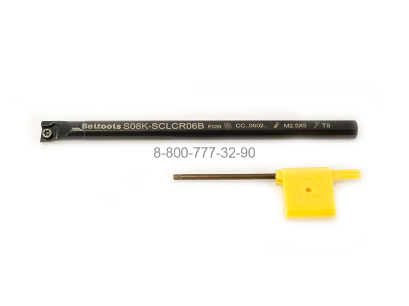 S08K-SCLCR06 державка токарная "Beltools" S08K-SCLCR06 державка токарная "Beltools"