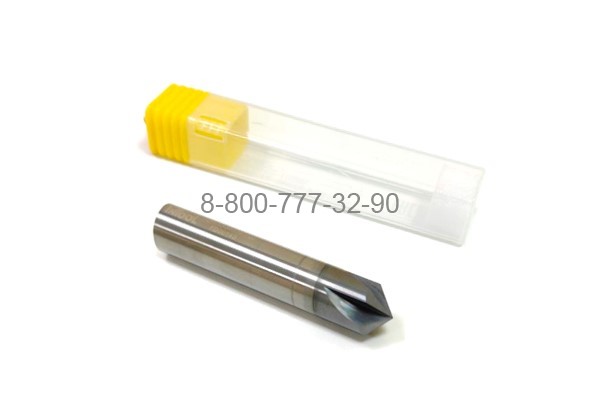 Фреза фасочная d6х50 z=4 AlCrSiN 48HRC 120° Фреза фасочная d6х50 z=4 AlCrSiN 48HRC 120°