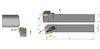 Державка токарная MCKNL-2525-M12 "PANDA CNC"