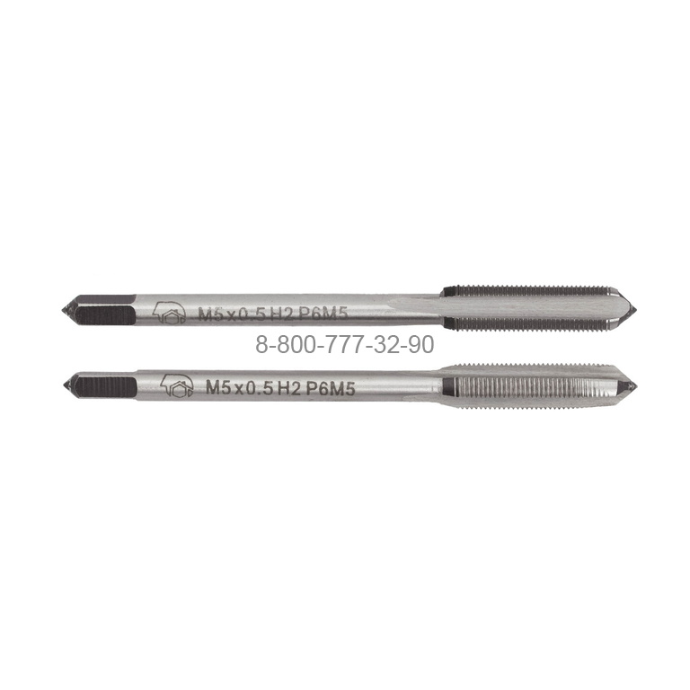 Метчик м/р М5,0х0,5 Р6М5 комплект 2 шт., "SDW Tools"