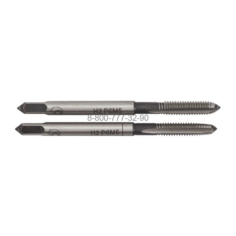 Метчик м/р М5,0х0,5 Р6М5 комплект 2 шт. с усил.хв., "SDW Tools" Метчик м/р М5,0х0,5 Р6М5 комплект 2 шт. с усил.хв., "SDW Tools"