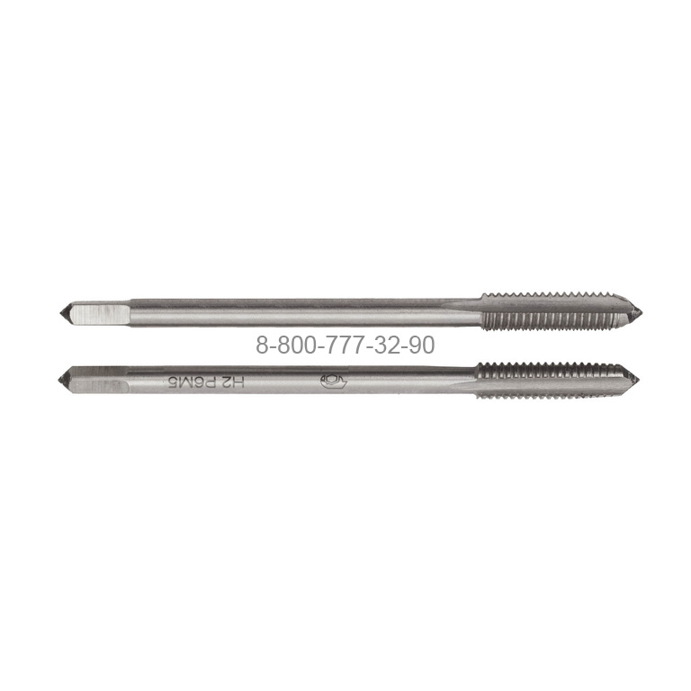 Метчик м/р М5,0х0,8 Р6М5 левый комплект 2 шт., "SDW Tools" Метчик м/р М5,0х0,8 Р6М5 левый комплект 2 шт., "SDW Tools"