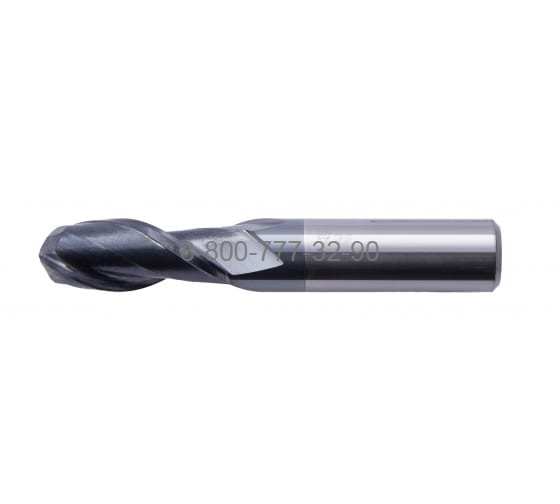 Фреза концевая радиусная 1х3х50 (ц/х, К40 (ВК10), Z=2, dхв-4мм, PANDA CNC) Фреза концевая радиусная 1х3х50 (ц/х, К40 (ВК10), Z=2, dхв-4мм, PANDA CNC)