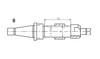 Оправка для горизонтально-фрезерного станка NT40B-27-250