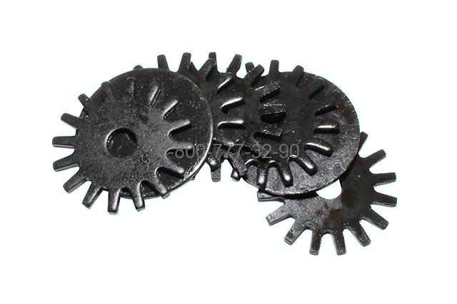Шарошки d 62,0х3,0х16,0 (звездочки) тупозубые сталь 20, твердость 42-46HRC (комплект из 6-и шт) Шарошки d 62,0х3,0х16,0 (звездочки) тупозубые сталь 20, твердость 42-46HRC (комплект из 6-и шт)
