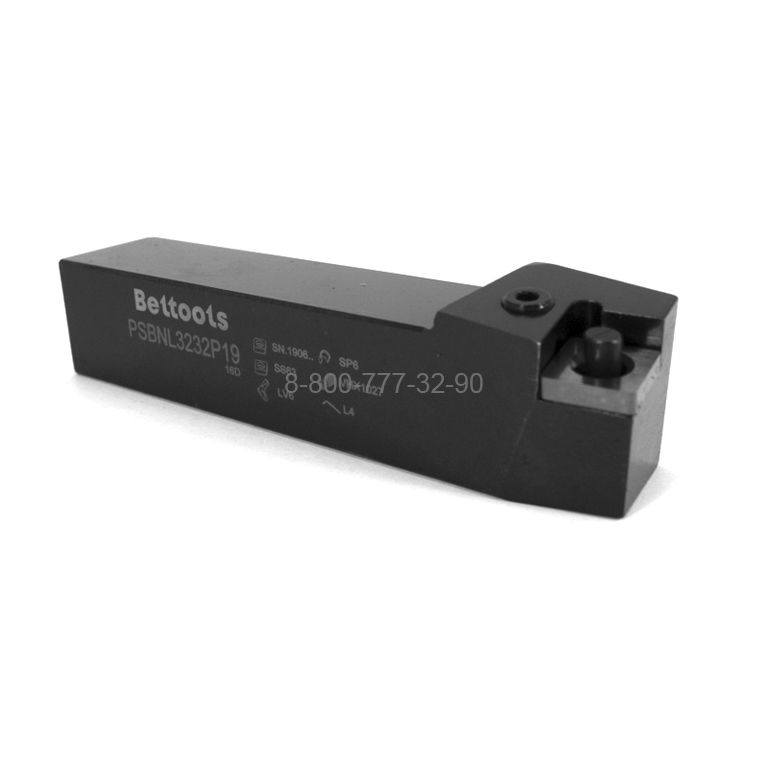 Державка токарная PSBNL-3232-P19 квадратная пластина "Beltools" Державка токарная PSBNL-3232-P19 квадратная пластина "Beltools"