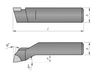 Резец подрезной отогнутый 25х16х140 Т5К10 (2112-0005)