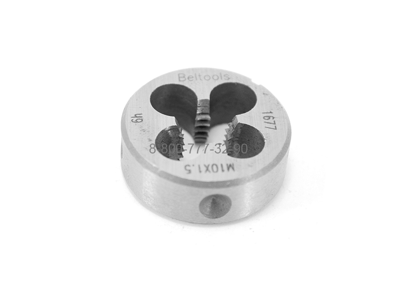 Плашка М10х1,5 (6h, D=30 мм, Beltools) Плашка М10х1,5 (6h, D=30 мм, Beltools)