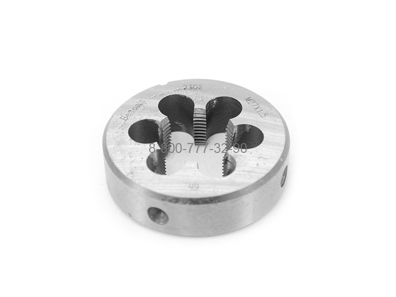 Плашка М27х1,5 (6h, левая, D=65 мм, Beltools) Плашка М27х1,5 (6h, левая, D=65 мм, Beltools)