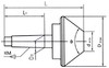 Центр вращающийся грибковый DS5x110B - КМ5