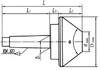 Центр грибковый вращающийся MT3-D 63-d20-60 - КМ3