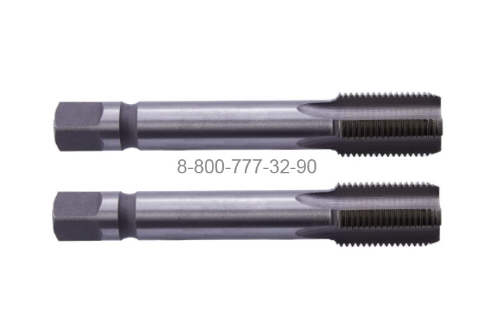 Метчик G 1 1/2 трубный цилиндрический, м/р, Р6М5 компл. 2шт. "SDW Tools" Метчик G 1 1/2 трубный цилиндрический, м/р, Р6М5 компл. 2шт. "SDW Tools"