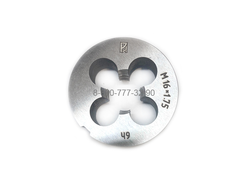 Плашка М16х1,75 (6h, D=45 мм, РИ) Плашка М16х1,75 (6h, D=45 мм, РИ)